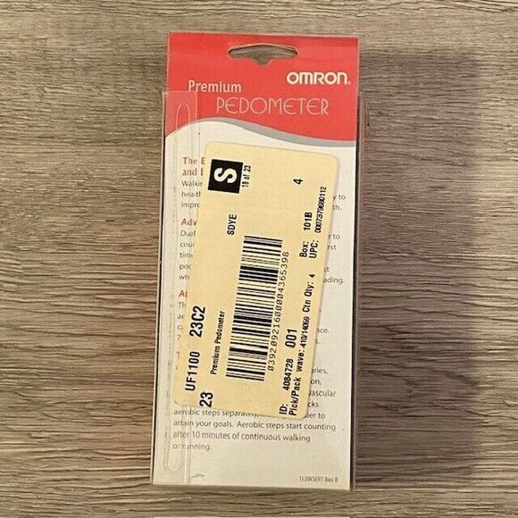 Omron Premium Pocket Pedometer HJ-112 Dual Sensor Tech New Open Box - Picture 3 of 6